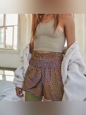 Free People Movement Patterned Shorts